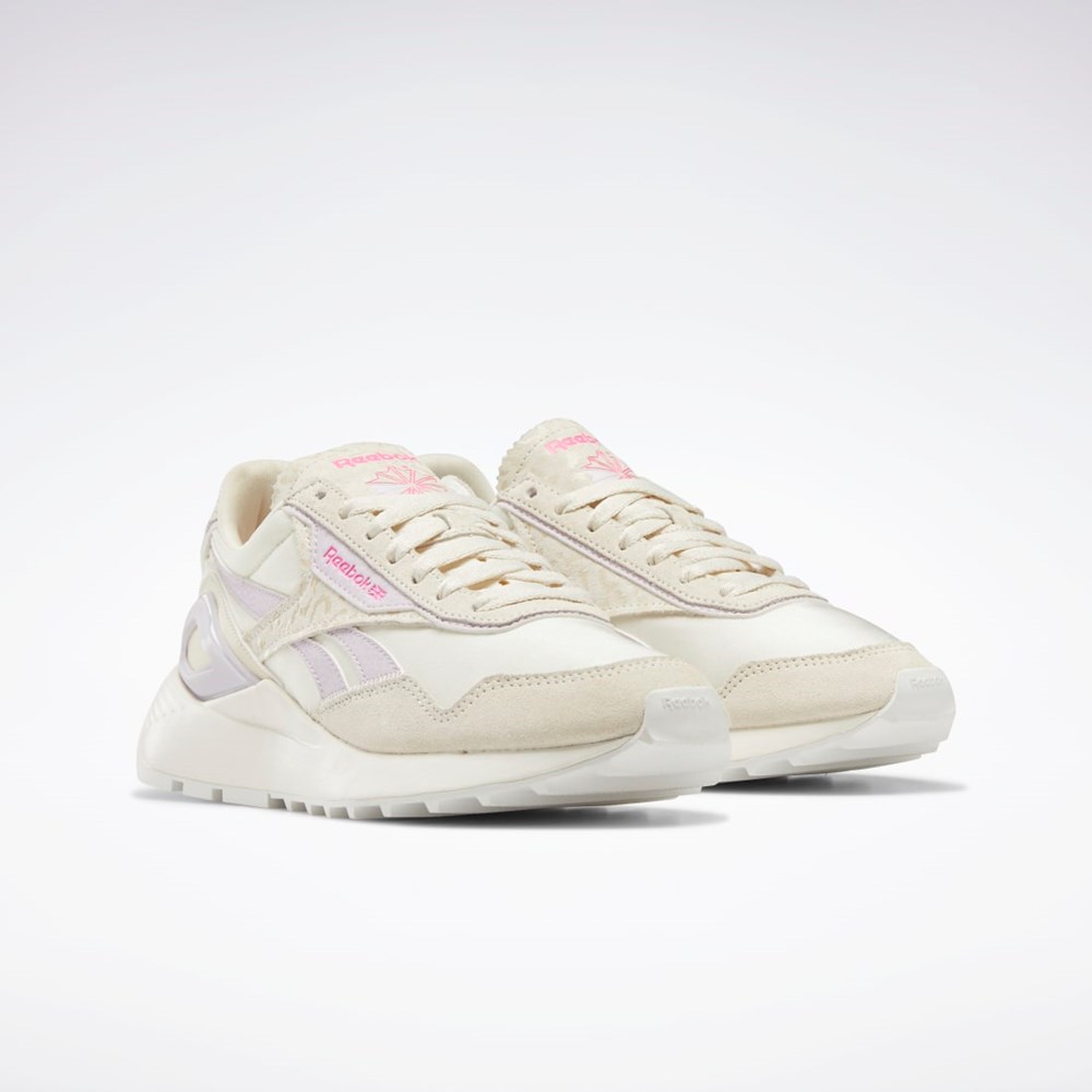 Reebok Classic Legacy AZ Shoes Alabaster / Chalk / Quartz Glow | JFECG-3714