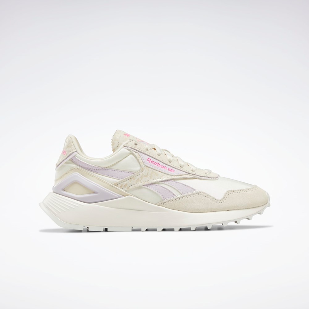 Reebok Classic Legacy AZ Shoes Alabaster / Chalk / Quartz Glow | JFECG-3714