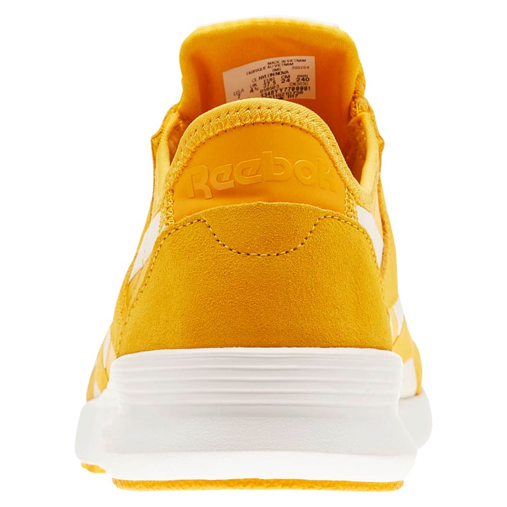 Reebok Classic Nylon Shoes Guld Vita | VUSPR-2756