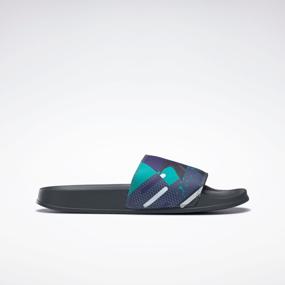 Reebok Classic Slides Svarta Grå Grå | DEYAS-6980