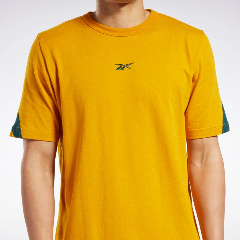 Reebok Classics Brand Proud T-Shirt Bright Ochre | RHTFO-0495