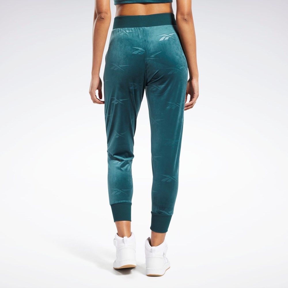 Reebok Classics Energy Q4 Velour Pants Gröna | ASNXO-0386