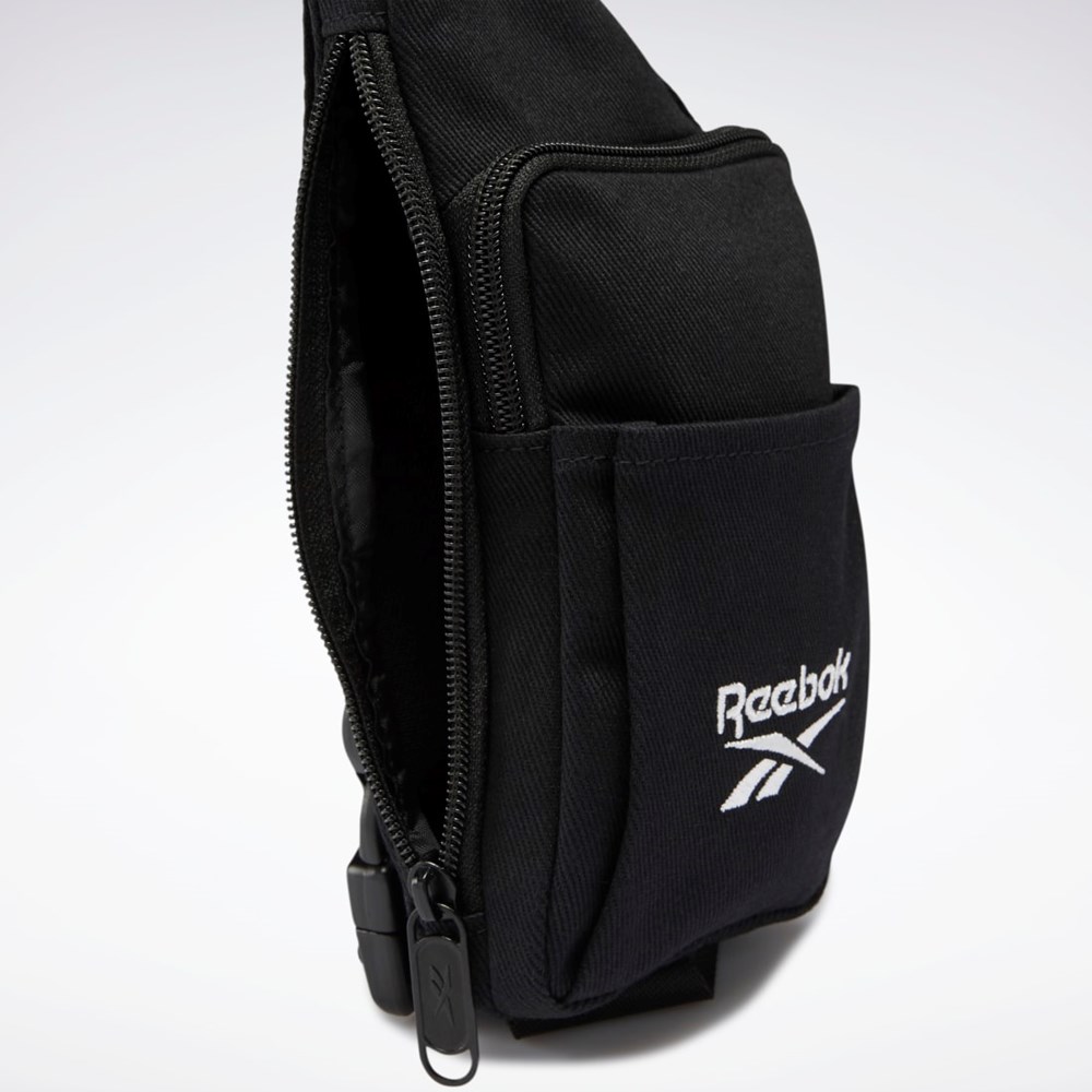 Reebok Classics Foundation Small Slingback Bag Svarta | DOYEK-7150