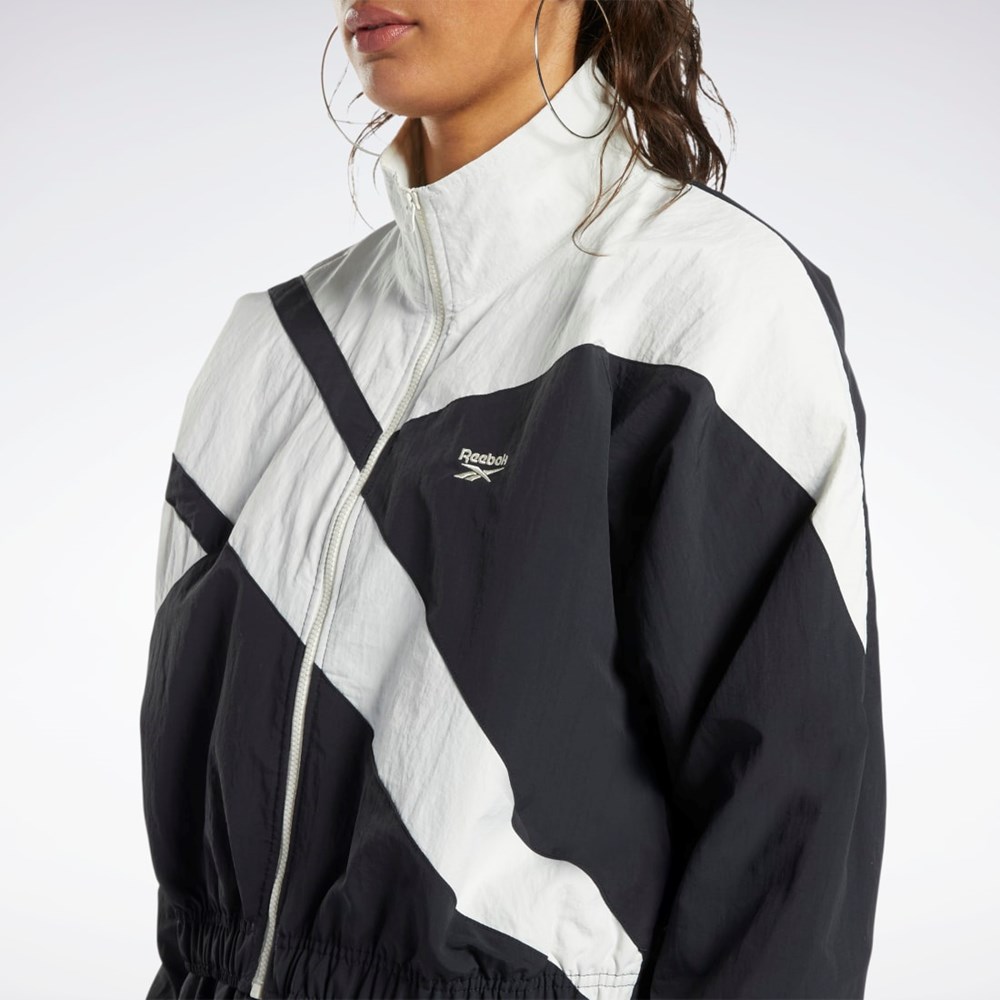 Reebok Classics Franchise Track Jacket Svarta | VRTIH-3586