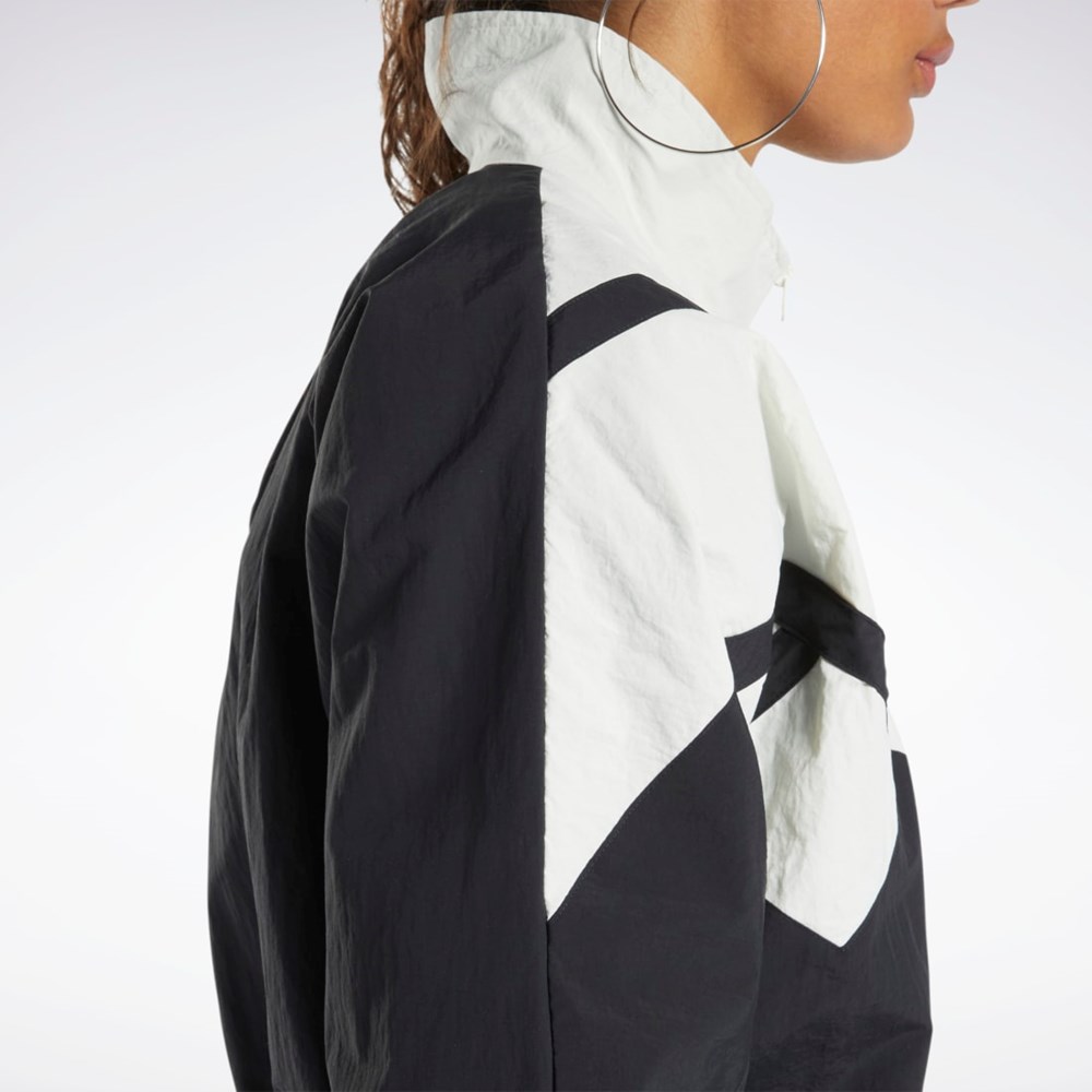 Reebok Classics Franchise Track Jacket Svarta | VRTIH-3586