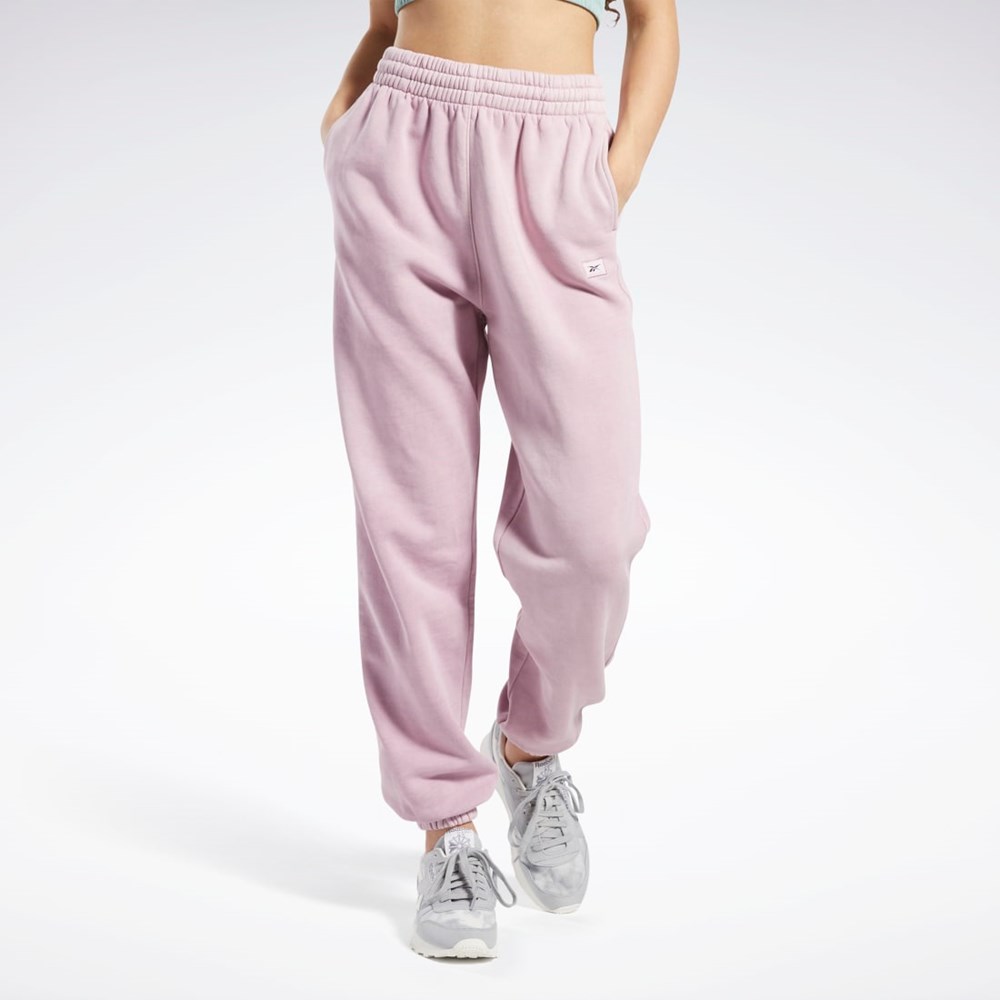 Reebok Classics Natural Dye Fleece Pants Infused Lilac | WZEOR-1458