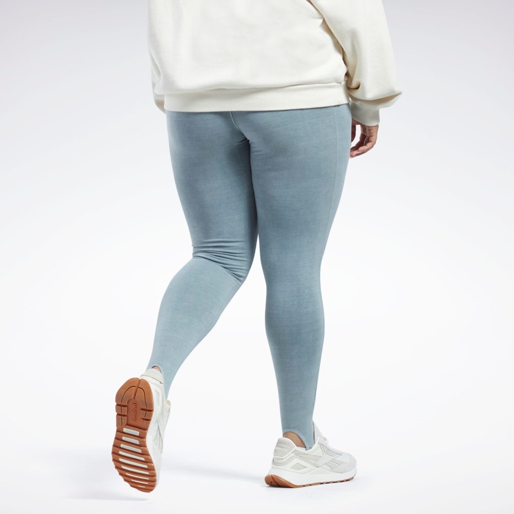 Reebok Classics Natural Dye Stirrup Leggings (Plus Size) Grå | GWMVC-3758