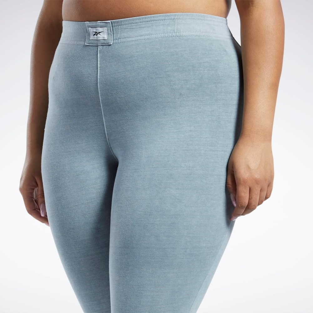 Reebok Classics Natural Dye Stirrup Leggings (Plus Size) Grå | GWMVC-3758