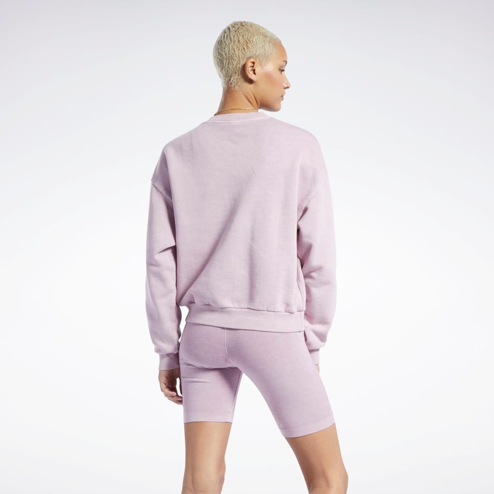 Reebok Classics Natural Dye Sweatshirt Infused Lilac | TIAKO-4065