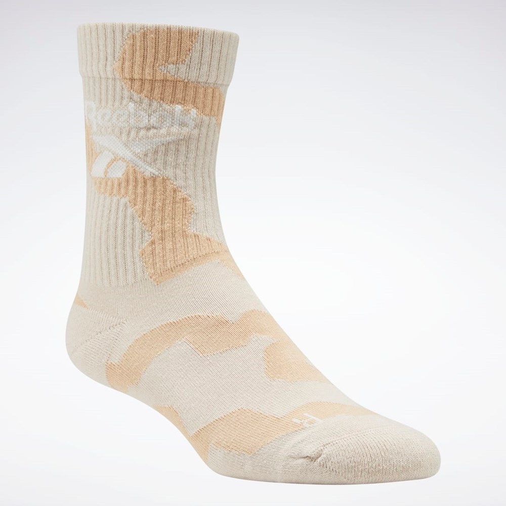 Reebok Classics Summer Socks Stucco | FJEPT-7823