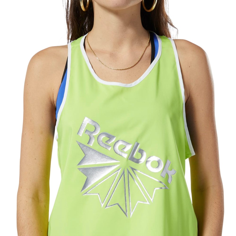 Reebok Classics Tank Top Neon Lime | DIJYS-7389