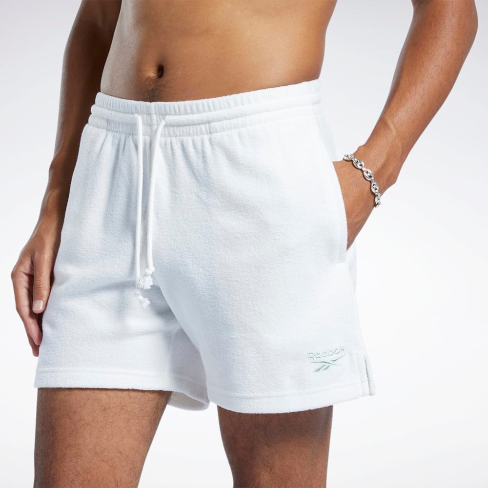 Reebok Classics Terry Shorts Chalk | BYTXR-3569