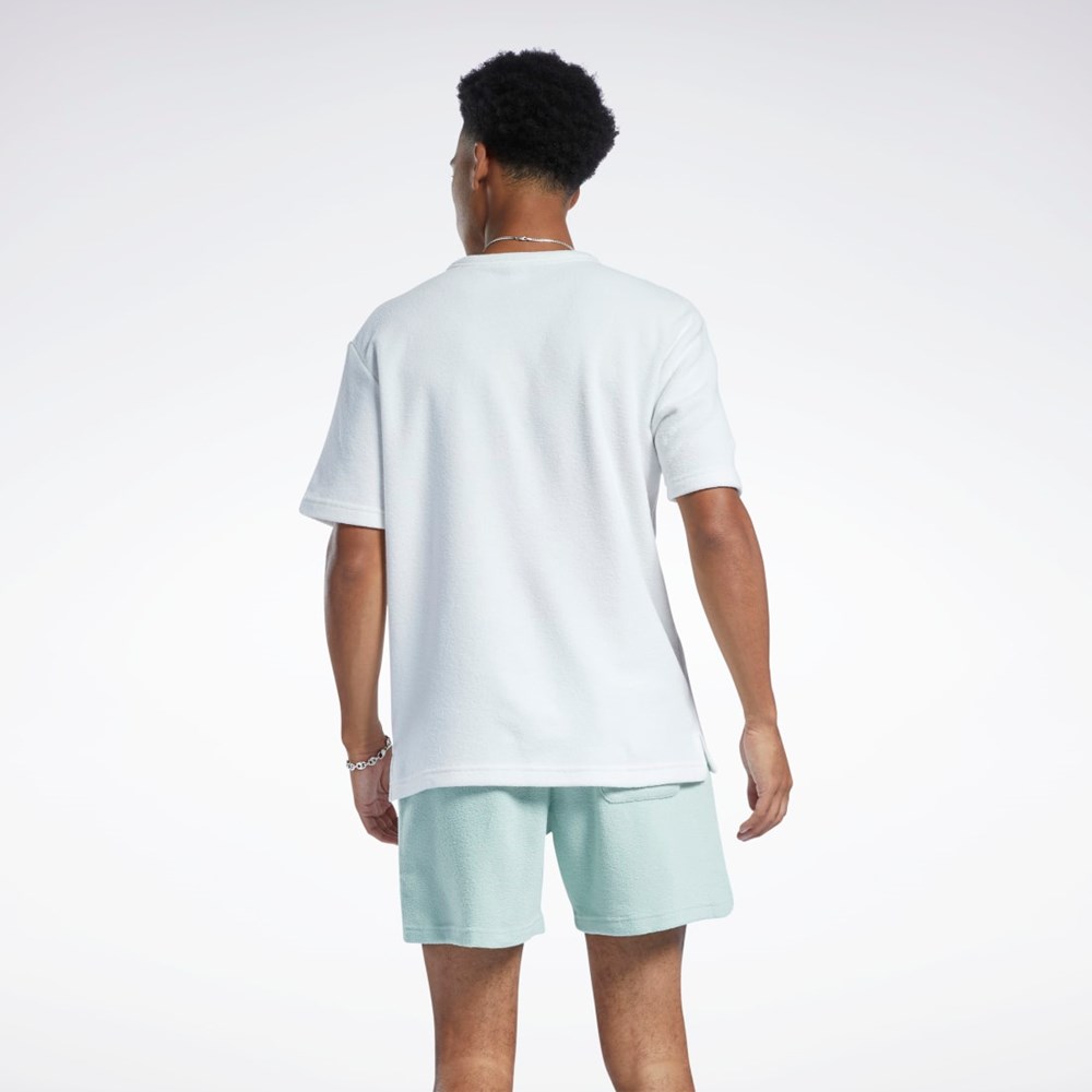 Reebok Classics Terry T-Shirt Chalk | LPOKB-9132