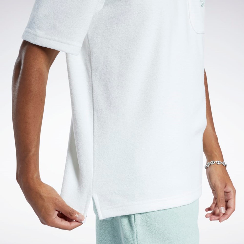 Reebok Classics Terry T-Shirt Chalk | LPOKB-9132