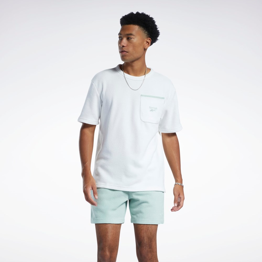 Reebok Classics Terry T-Shirt Chalk | OHCBI-2571