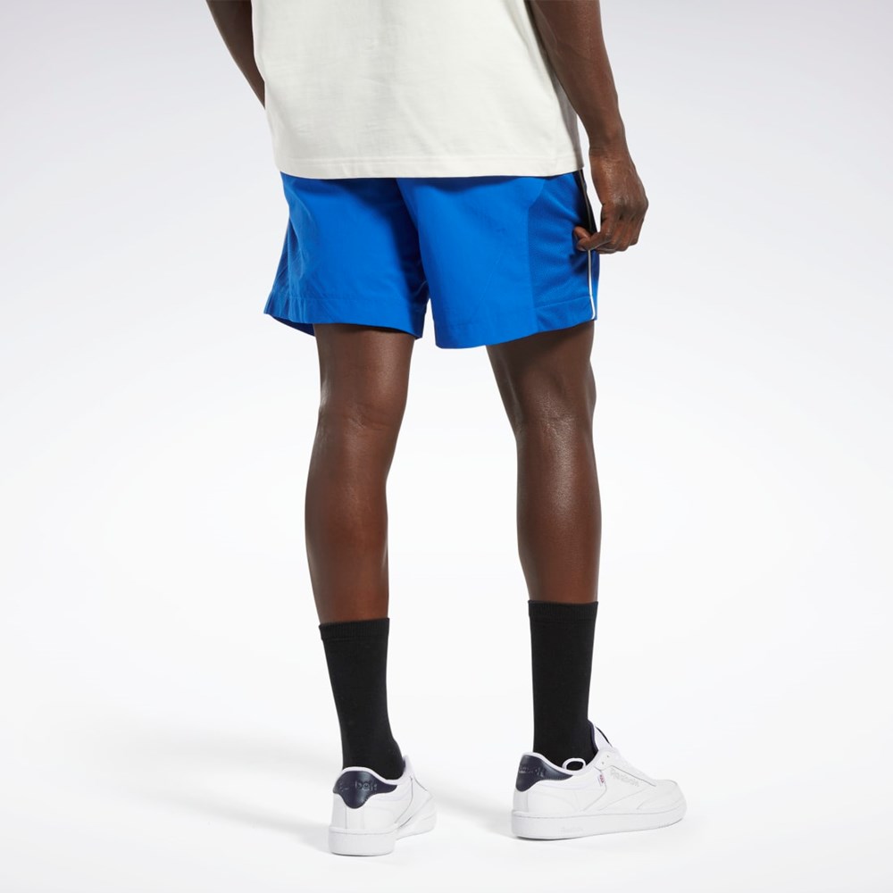 Reebok Classics Vector Shorts Blå | CRGXS-3850