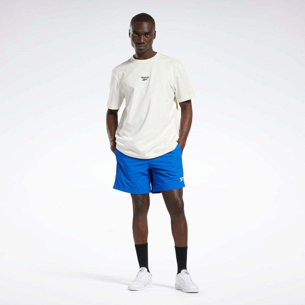 Reebok Classics Vector Shorts Blå | CRGXS-3850