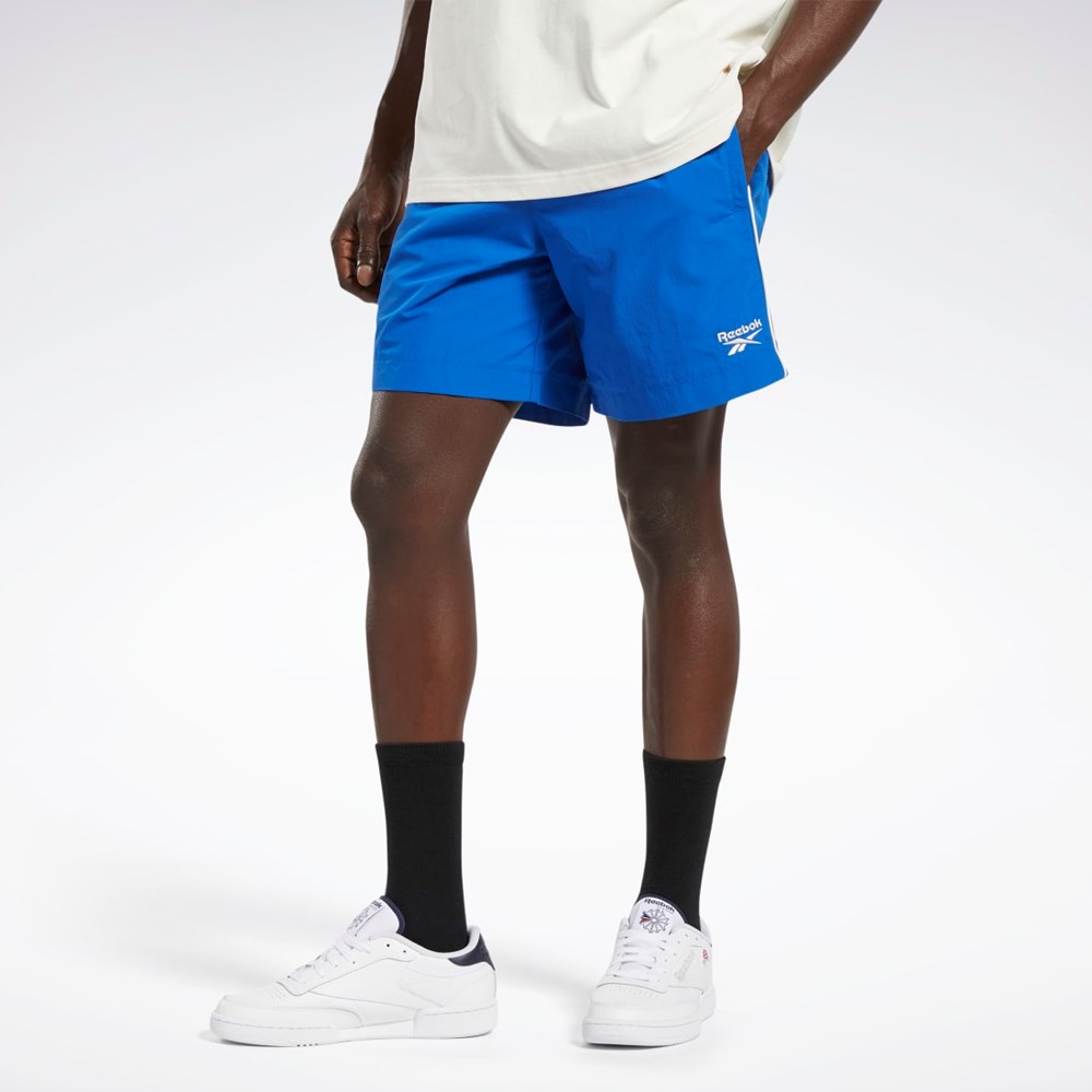 Reebok Classics Vector Shorts Blå | CRGXS-3850