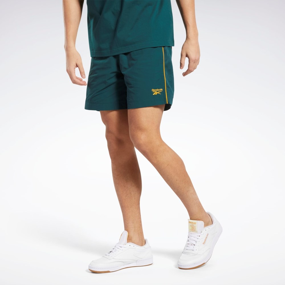 Reebok Classics Vector Shorts Gröna | DPGYF-3698