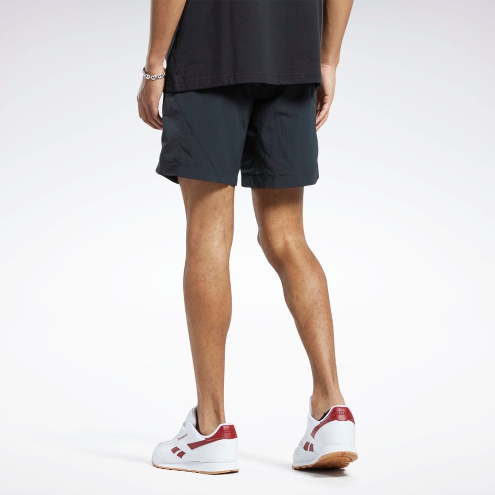 Reebok Classics Vector Shorts Svarta Svarta | DBGXC-9035