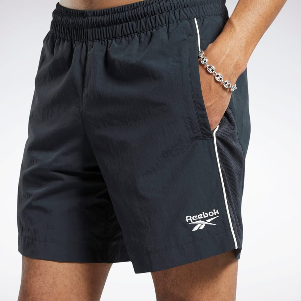 Reebok Classics Vector Shorts Svarta Svarta | DBGXC-9035