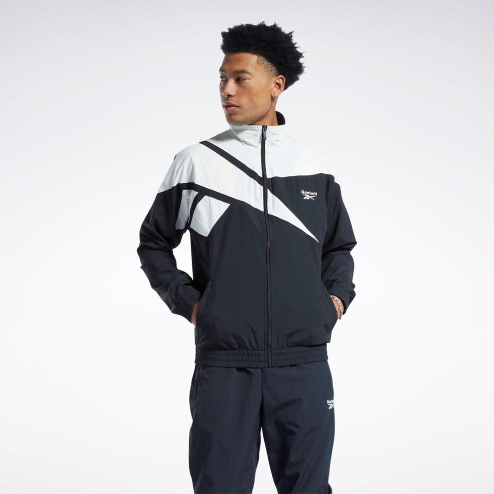 Reebok Classics Vector Track Jacket Svarta Svarta | AFRBT-1543