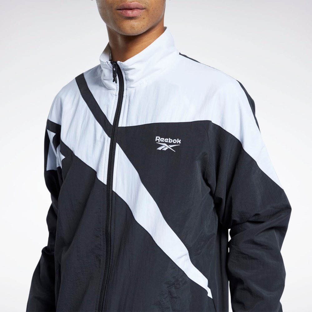 Reebok Classics Vector Track Jacket Svarta | BFQEJ-4950