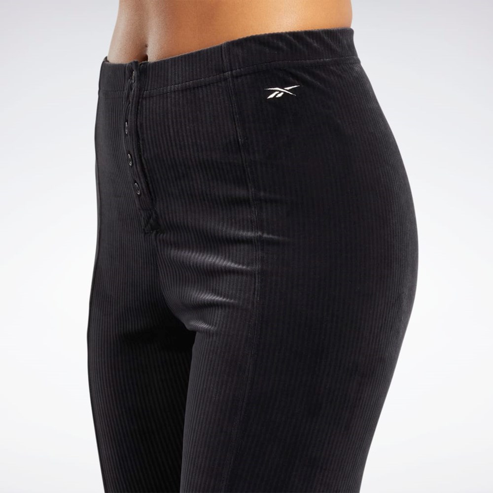 Reebok Classics Velour Tights Svarta | XFPGV-2813