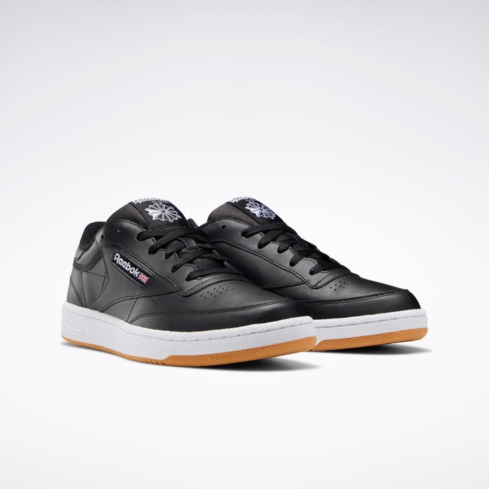 Reebok Club C 85 Shoes Svarta Vita | RXILK-9315