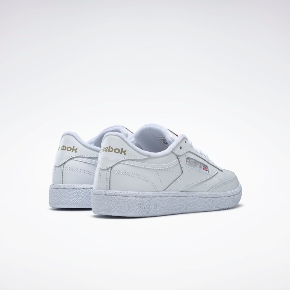 Reebok Club C 85 Shoes Vita Ljusgrå | OSFBG-3682