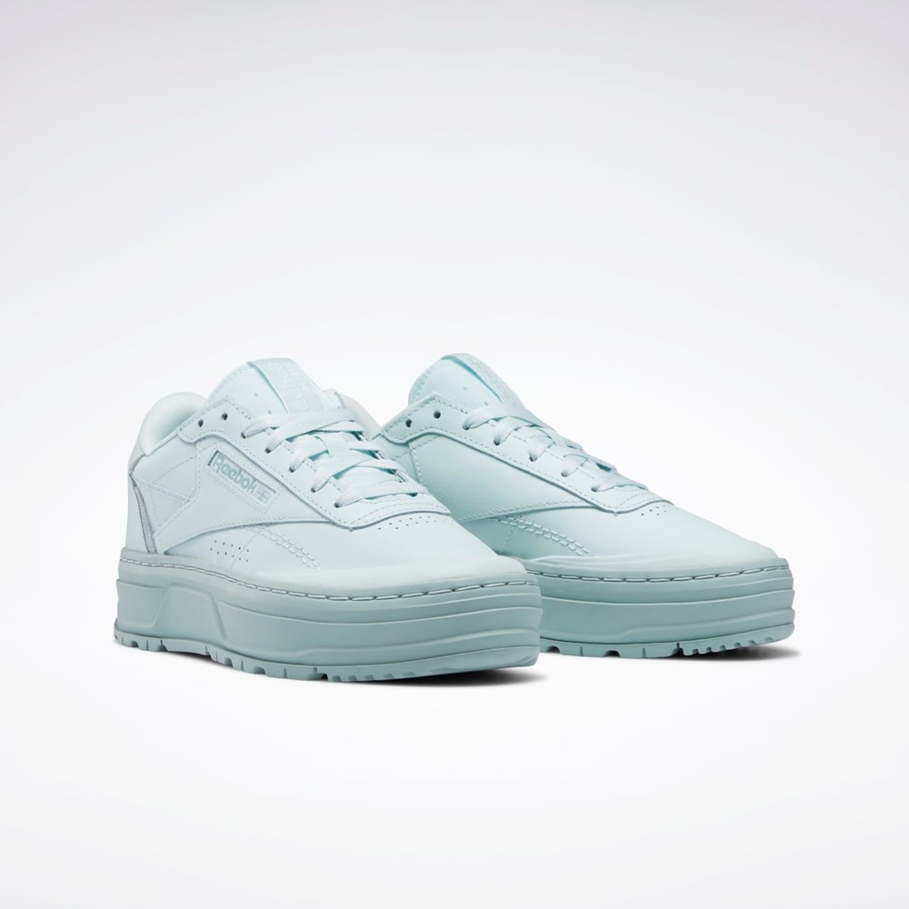 Reebok Club C Double GEO Shoes Blå Blå Grå | XRLZI-6152