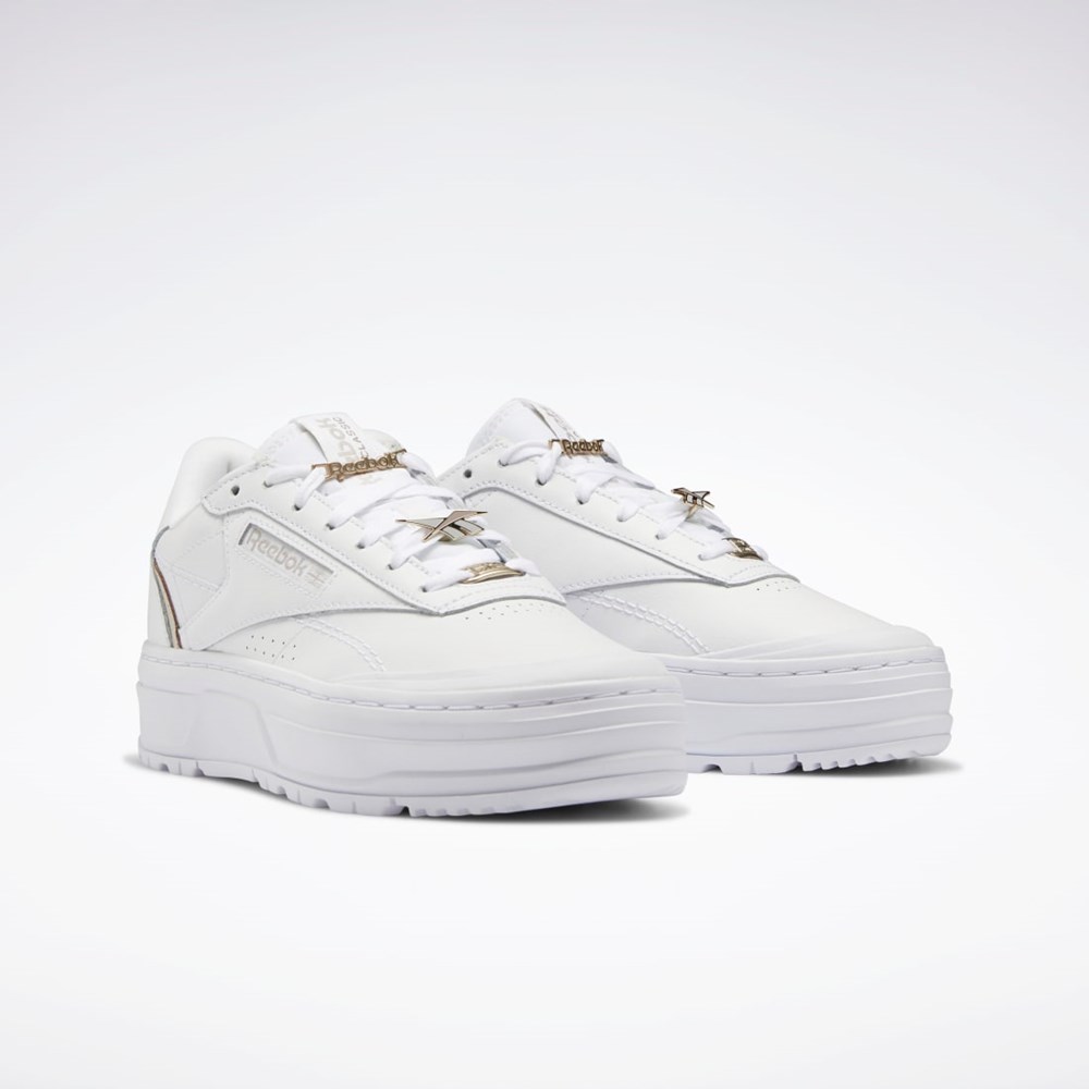 Reebok Club C Double GEO Shoes Vita Vita | QGWXA-9762