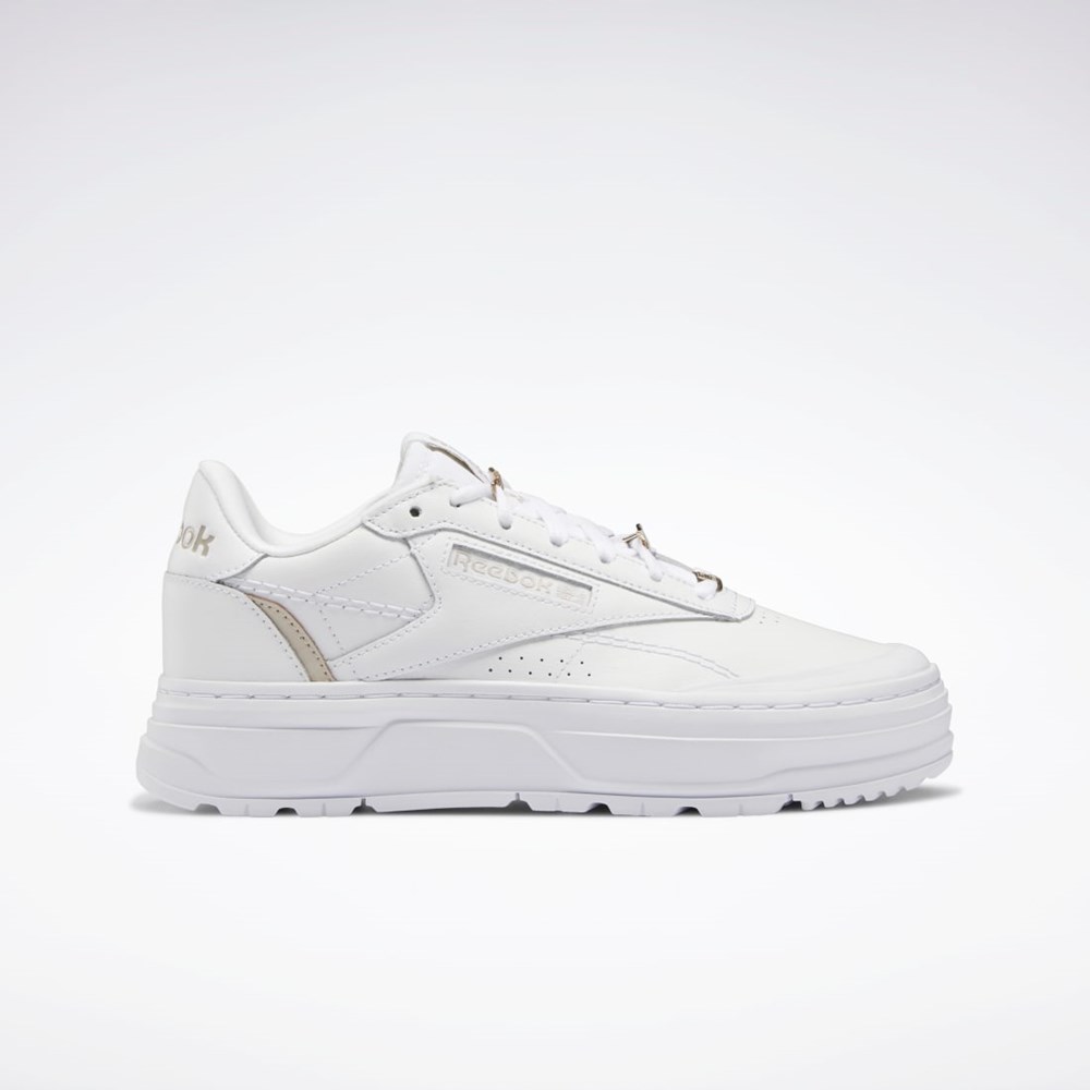 Reebok Club C Double GEO Shoes Vita Vita | QGWXA-9762