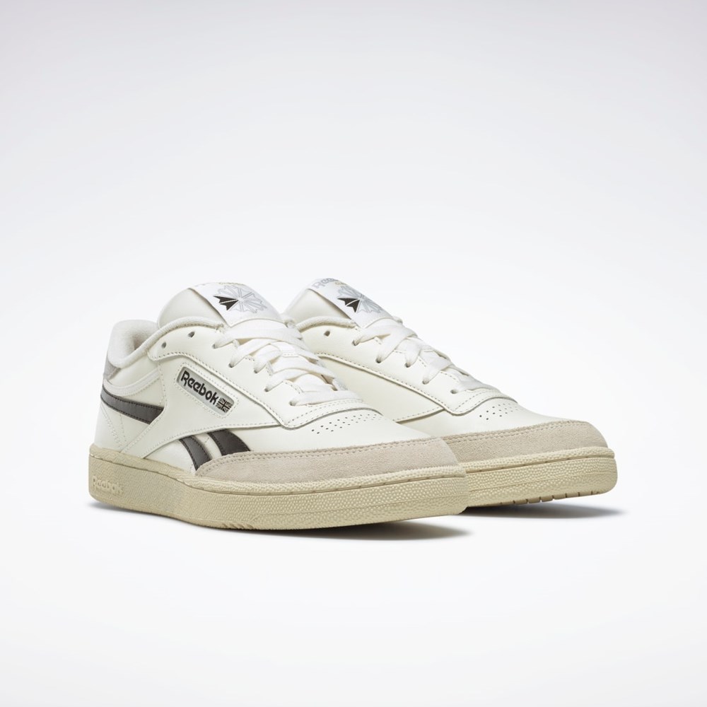 Reebok Club C Revenge Shoes Svarta Grå | GOZRM-3079