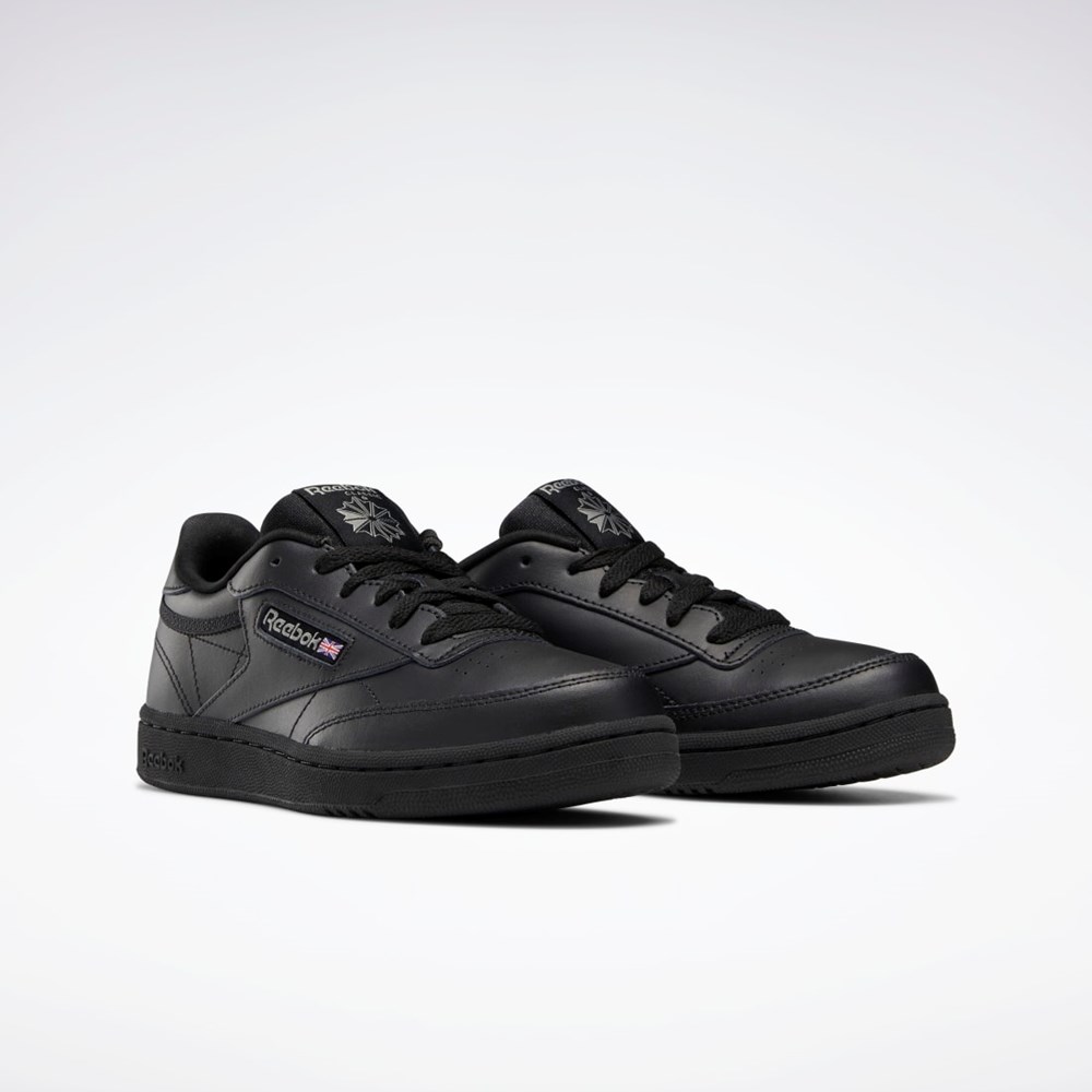 Reebok Club C Shoes - Grade School Svarta | IMSPC-7596