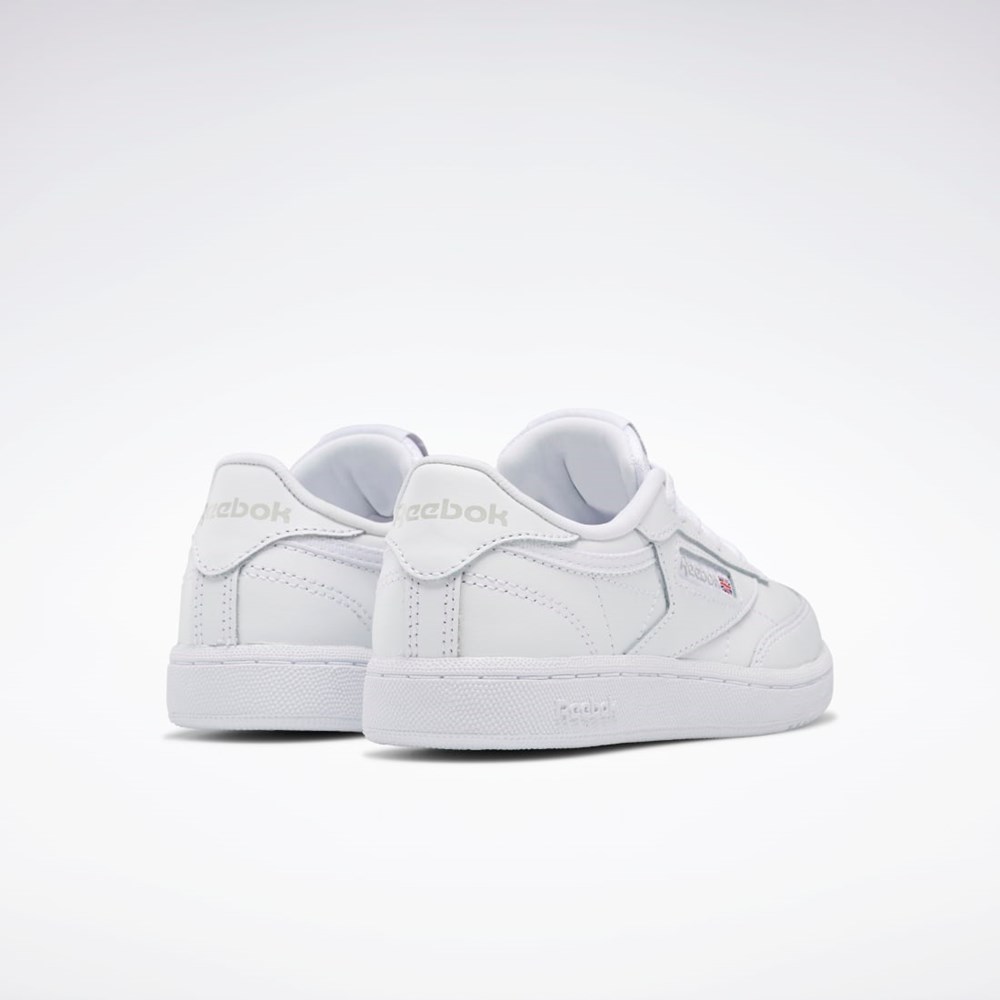 Reebok Club C Shoes - Preschool Vita Grå | KHRGE-4051