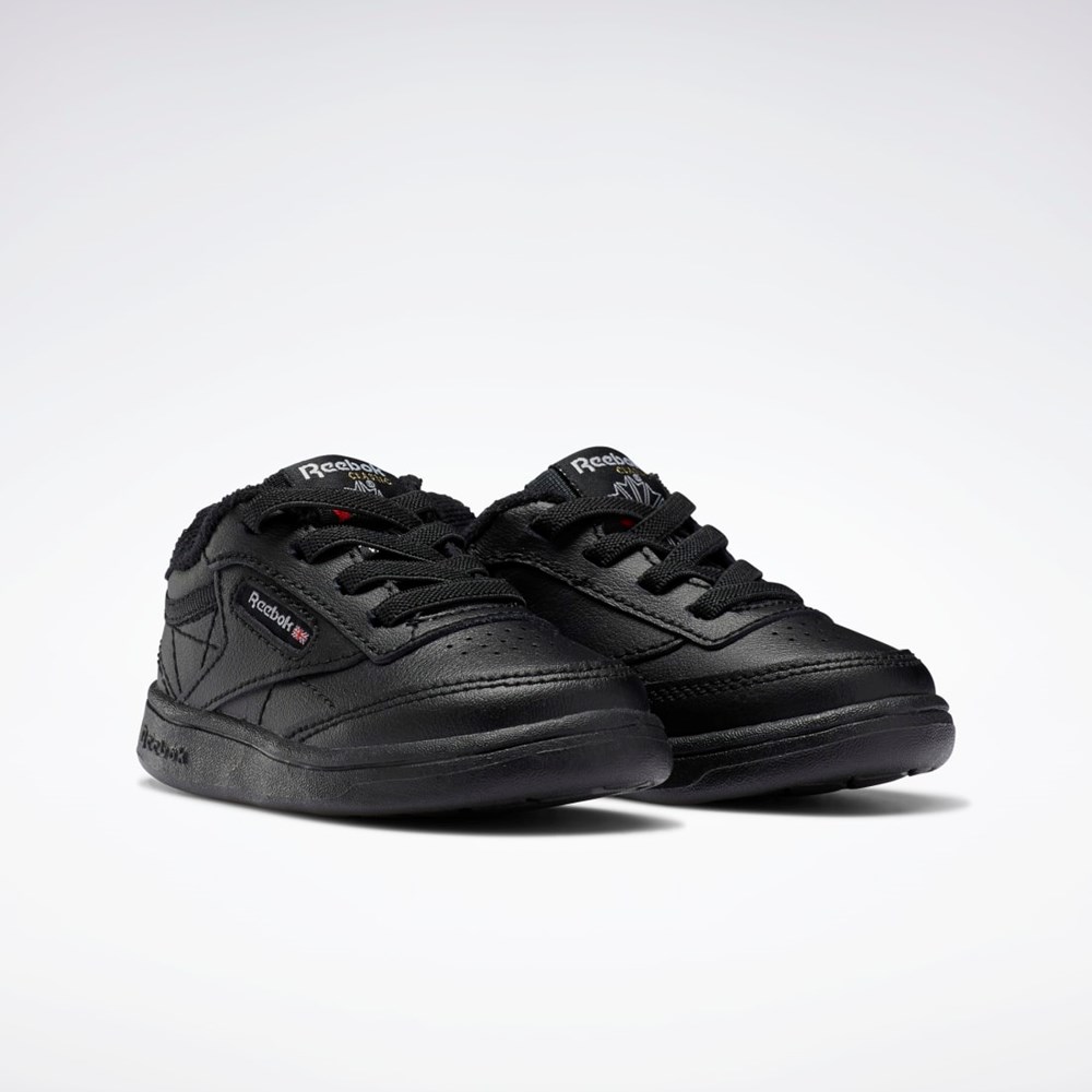 Reebok Club C Shoes - Toddler Svarta Svarta Svarta | XLNSG-4736