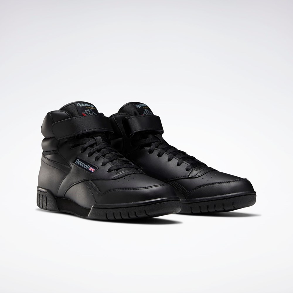 Reebok EX-O-FIT Hi Shoes Svarta | MXOBJ-4052