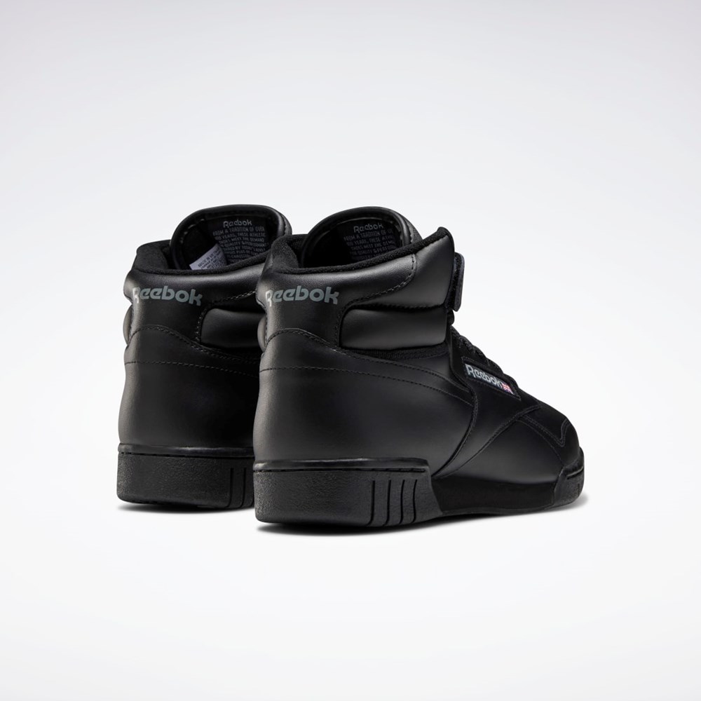 Reebok EX-O-FIT Hi Shoes Svarta | MXOBJ-4052