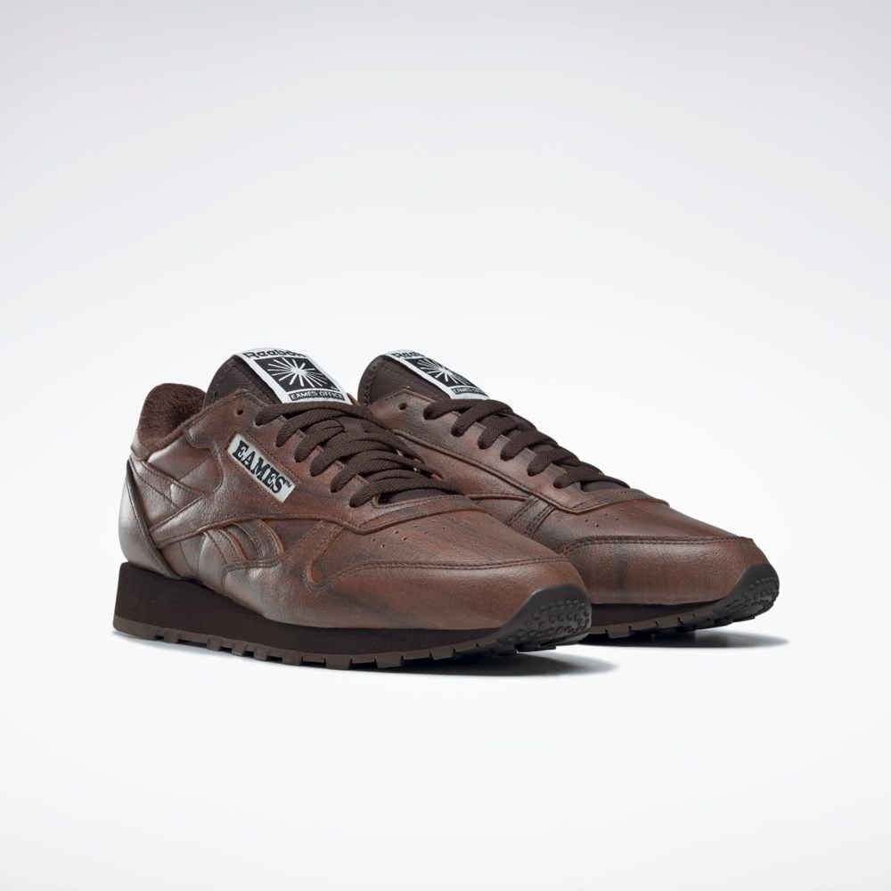 Reebok Eames Classic Leather Shoes Mörkbruna Mörkbruna Mörkbruna | KNFJZ-3210