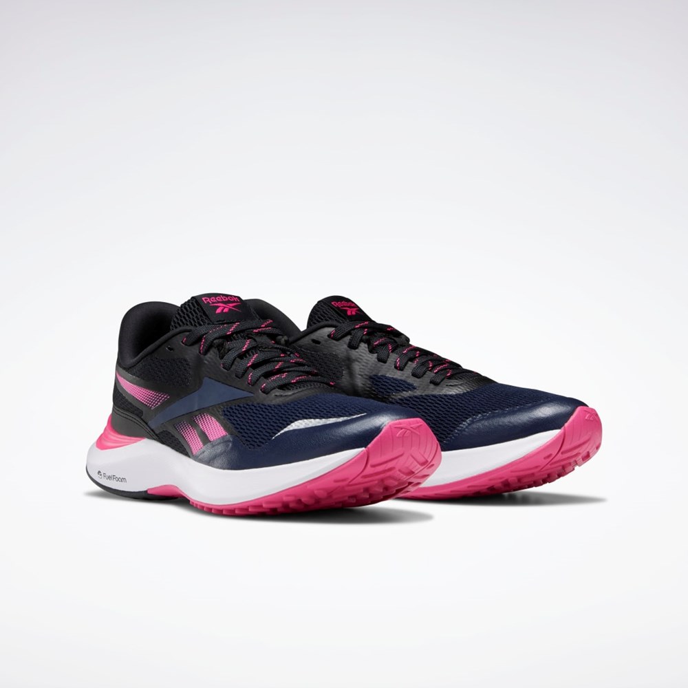 Reebok Endless Road 3 Löpar Shoes Marinblå Svarta Rosa | RFLJV-4102