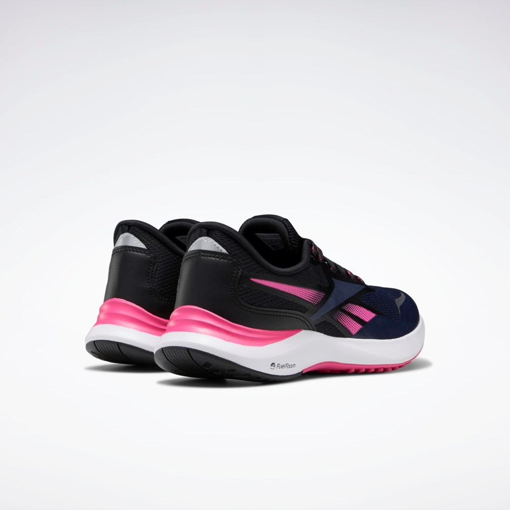 Reebok Endless Road 3 Löpar Shoes Marinblå Svarta Rosa | RFLJV-4102