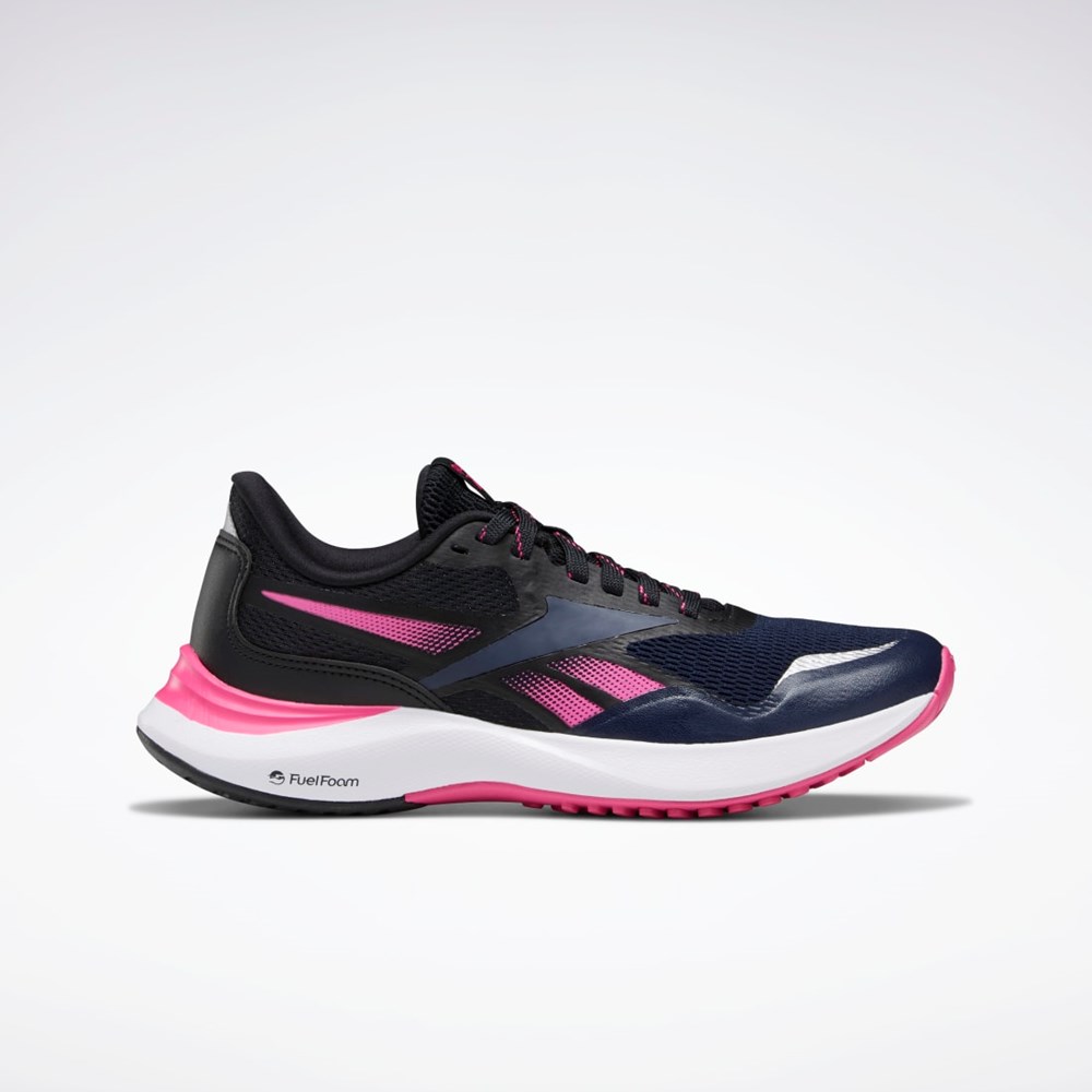 Reebok Endless Road 3 Löpar Shoes Marinblå Svarta Rosa | RFLJV-4102