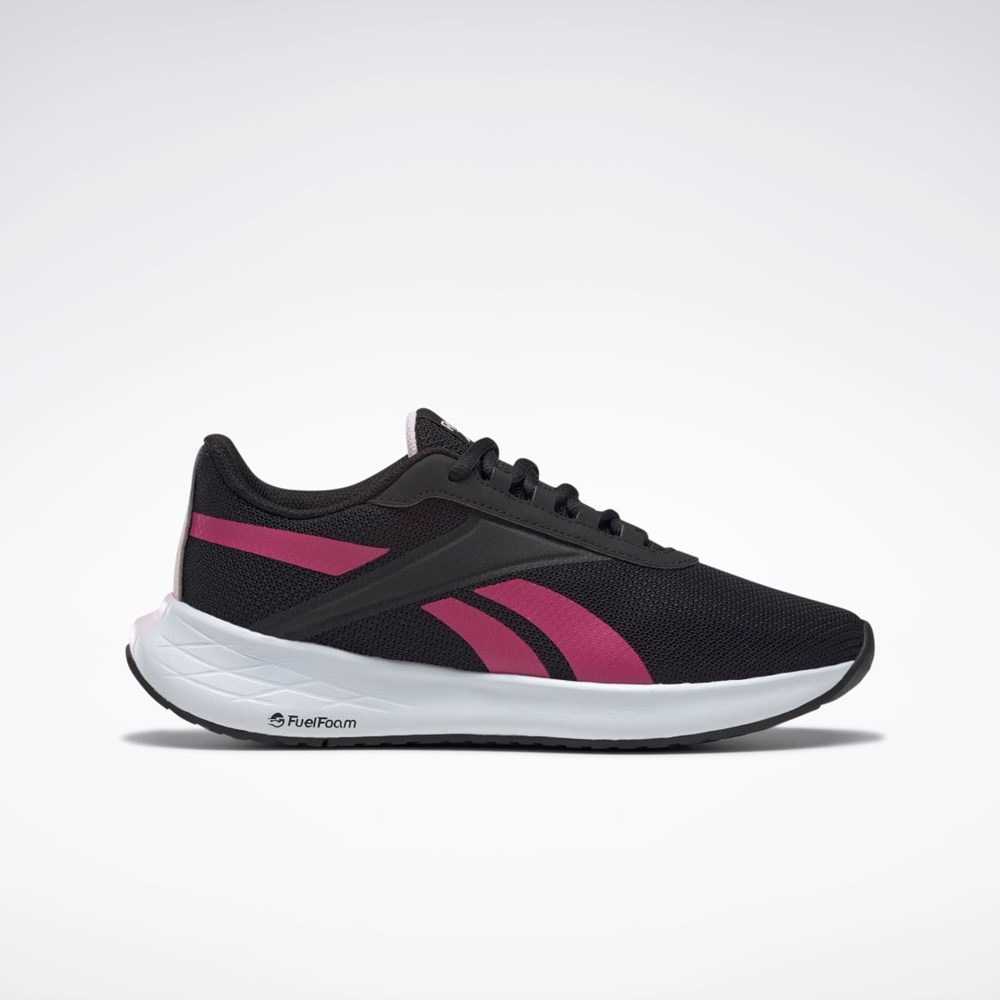 Reebok Energen Plus Löpar Shoes Svarta Vita Rosa | JHSUG-3079