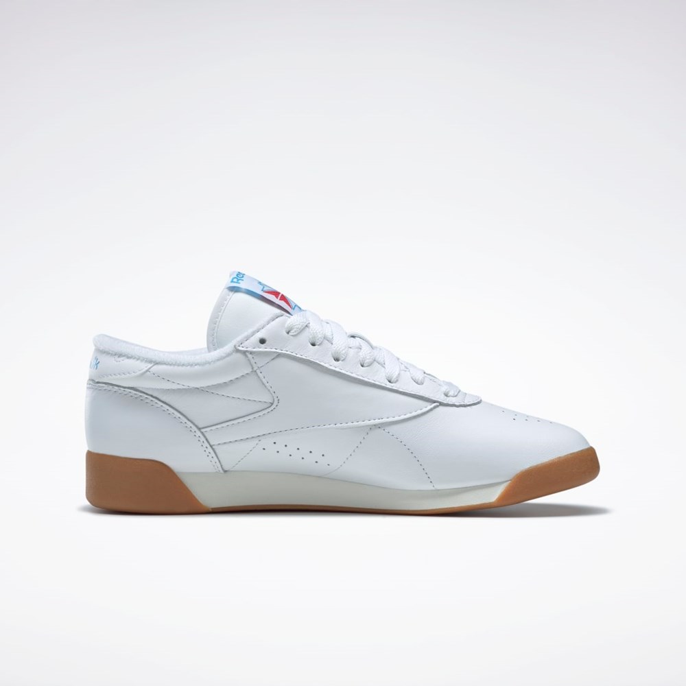 Reebok F/S Low Shoes Vita Blå | ZGQIC-5096