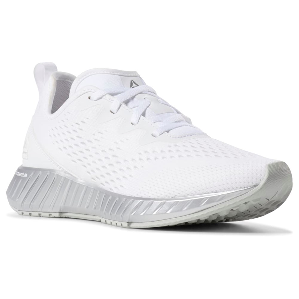 Reebok Flashfilm Löpar Shoes Vita Silver | YMXGH-7860