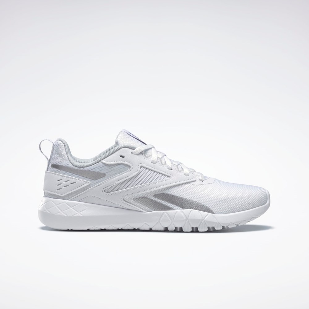 Reebok Flexagon Energy 4 Tränings Shoes Vita Grå Silver | CGHKX-1435