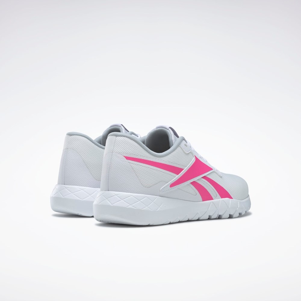 Reebok Flexagon Energy Train 3 Tränings Shoes Vita Rosa Grå | XAQGZ-9876