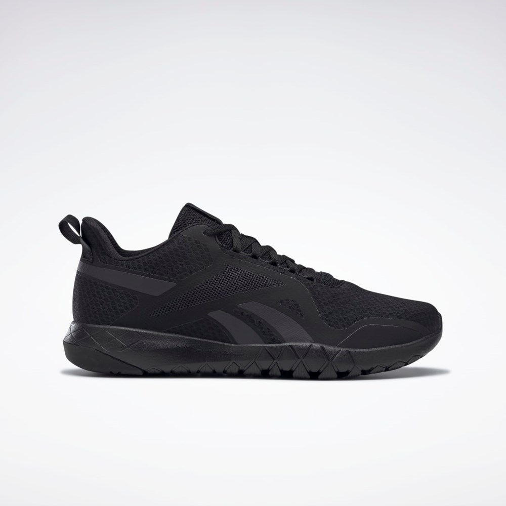 Reebok Flexagon Force 3 Breda 4E Tränings Shoes Svarta Svarta Grå | ALPMZ-7823