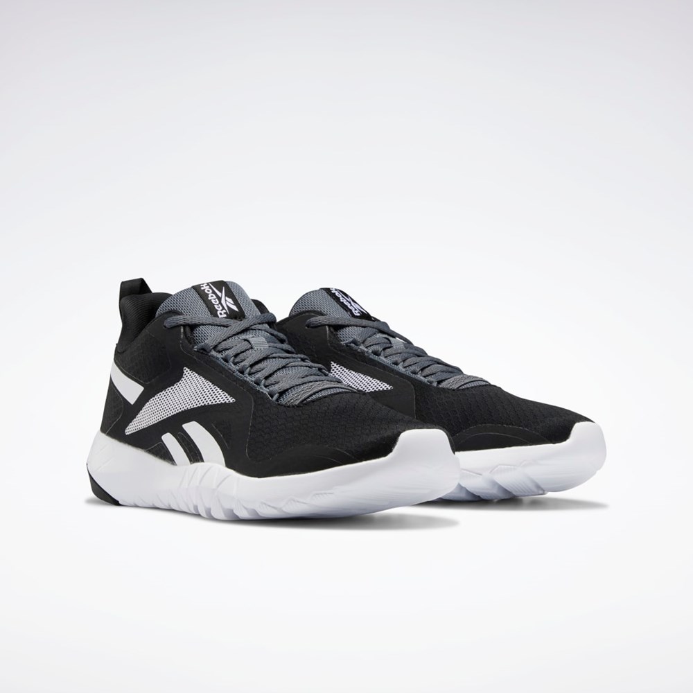 Reebok Flexagon Force 3 Tränings Shoes Svarta Vita Grå | IXWCO-1692